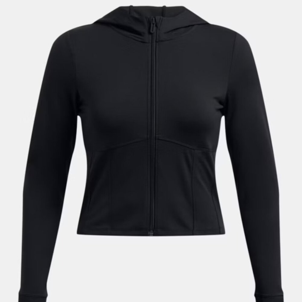 NWT Under Armour Meridian Hooded Jacket L Black